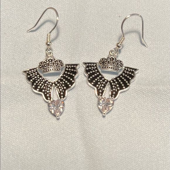 Eternal Love Series Earrings- Silver 1 - Picture 1 of 5